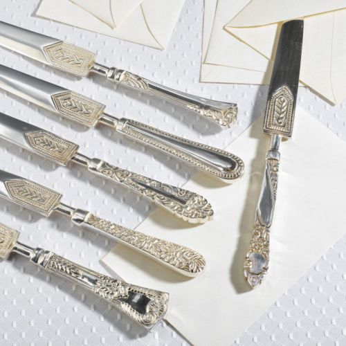Two&#039;s Company Silver Letter Openers