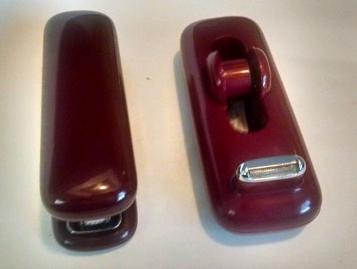 Office Vintage Eldon products Stapler and Tape Despenser oval style Set 2