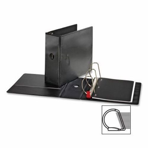 Sparco locking d-ring view binder,5 &#034;capacity,11&#034;x8-1/2&#034;,black (spr26966) for sale