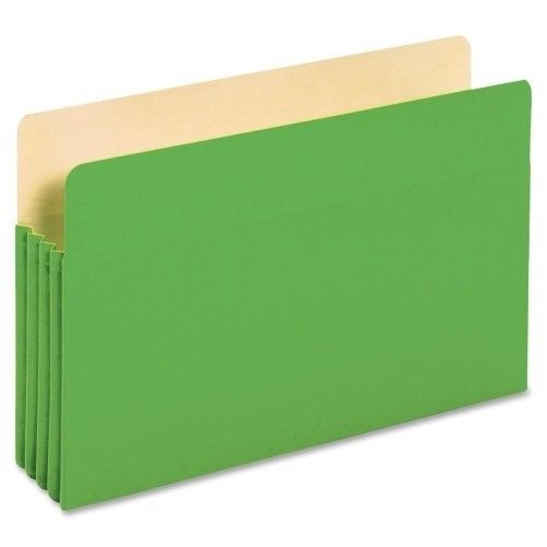 Globe Weis Colored File Pocket Green Set of 4