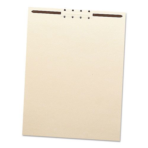 Recycled Letter Size Manila File Backs w/Prong Fasteners, 2&#034; Capacity, 100/Box