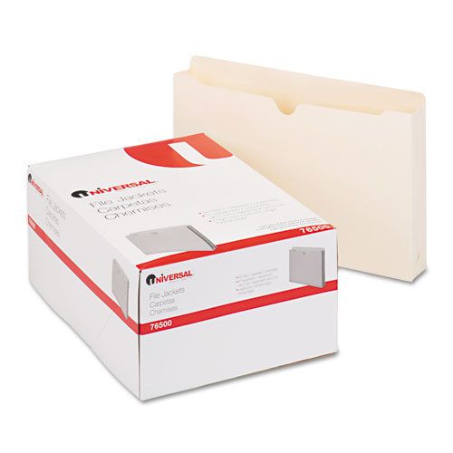 Economical file jackets with two inch expansion, legal, 11 point manila, 50/box for sale