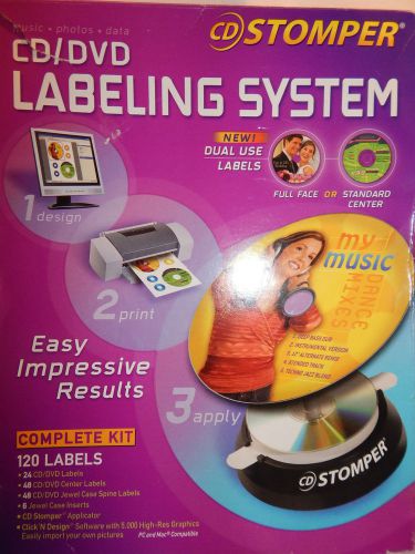 CD STOMPER PROFESSIONAL EDITION LABELING SYSTEM CD / DVD COMPLETE KIT
