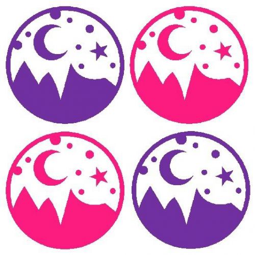 30 Custom Candy Space Art Personalized Address Labels