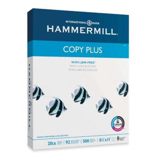 Hammermill Copy Plus Multipurpose/Fax/Laser/Inkjet Printer Paper, Letter Size...