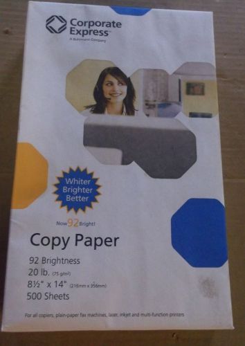 Corporate Express White Recycled Copy Paper 7 packs of 500 (Ceb8514)