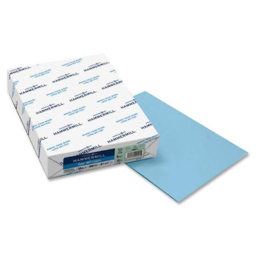 Lot of 10 hammermill copy &amp; multipurpose paper -8.5x11 -24lb -500/rm -blue for sale