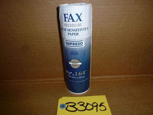 High Sensitivity Fax Paper by Impreso Product #2015 8 1/2 x 164&#039; (NOS)
