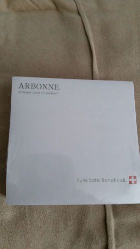 Arbonne Promotional Post-it Note Pads - NEW - Never opened