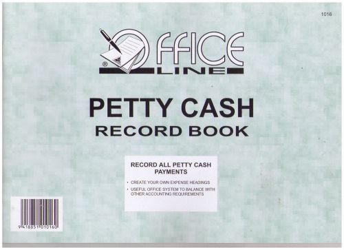 Office Line Petty Cash Record Book