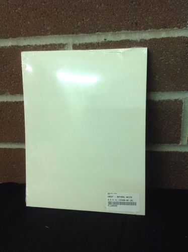80 lb. Cover Paper * Natural White * 3 Packs w/ 25 Sheets Per Pack * Make Offer