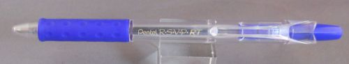 Pentel RSVP Retractable Ball Pen-BK93-blue-rubber finger grip-Special Price