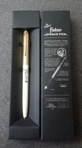 NEW FISHER SPACE PENS 775G &#034;MUSICAL NOTES&#034; GOLD TOP CAP-O-MATIC PEN / NEW IN BOX
