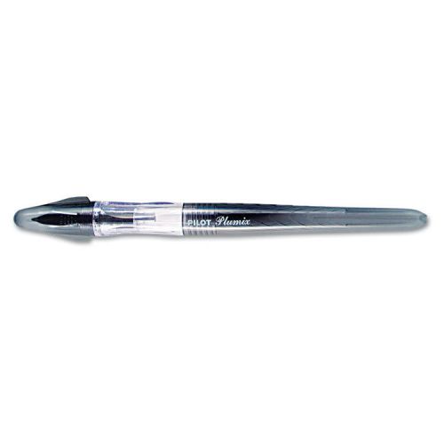 Pilot Plumix Refillable Fountain Pen, Medium Point, Black Ink, Each (90055)