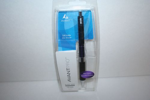 New AVANT PRO 1.0 mm Pen With Silk Scribe Black Ink #24573 ~Airplane Safe