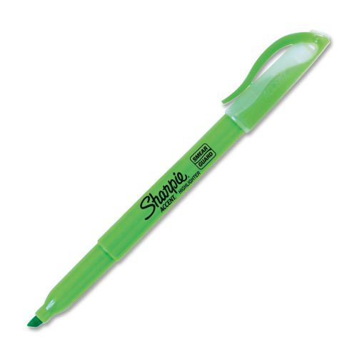 Sharpie accent green pocket style highlighter for sale