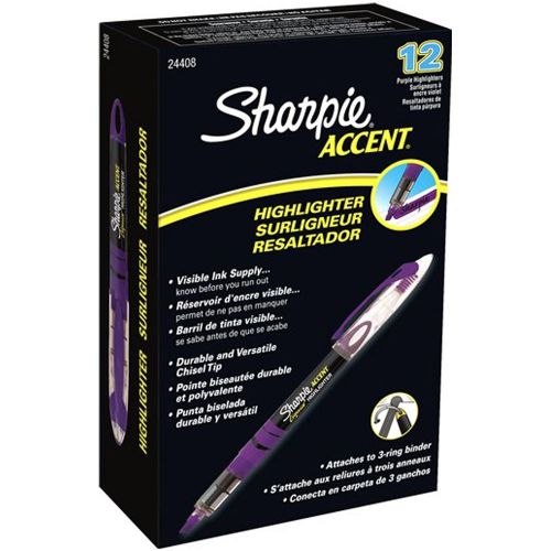 Sharpie accent purple liquid pen-style highlighter 1 bx for sale