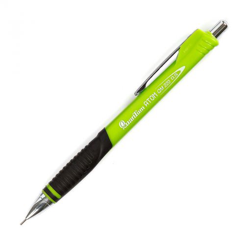 Automatic clutch / mechanical pencil 0.5 mm quantum atom qm-220 - light green for sale