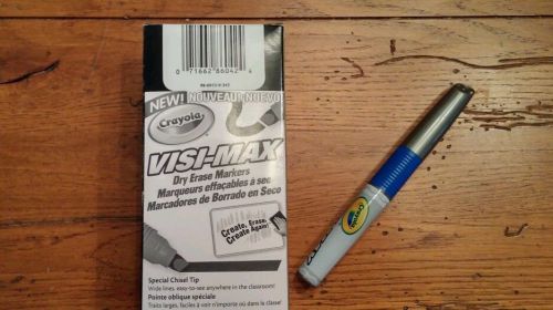 Dry erase markers visi-max 12 pack blue for sale