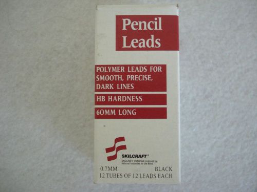 Lead Pencil Refills Skilcraft 7510-01-317-6422 HM 0.7mm 12 Tubes with 144 Leads