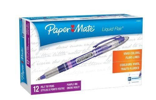 Paper mate flair marker pen - medium pen point type - 1 mm pen point (21005bh) for sale
