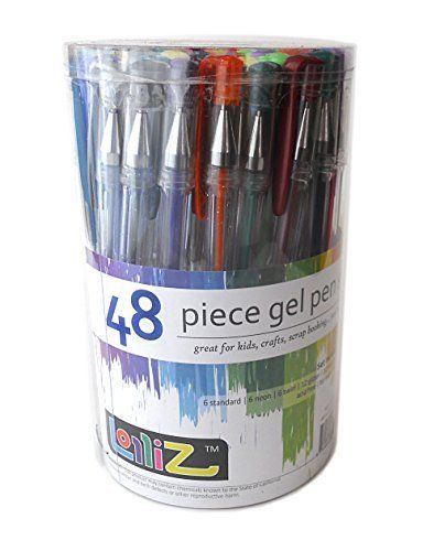 Lolliz 48 Pack of Gel Pens