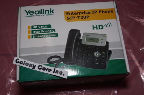 Yealink t20p sip professional business office voip ip phone hd voice cisco avaya for sale