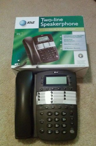 AT&amp;T Two-line speakerphone with caller ID/Call waiting
