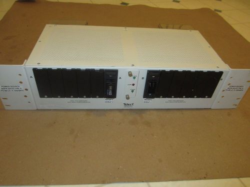 Telect 200A Dual-feed 6/6 Circuit Breaker Fuse Panel ±24V/-48V 009-6212-2100