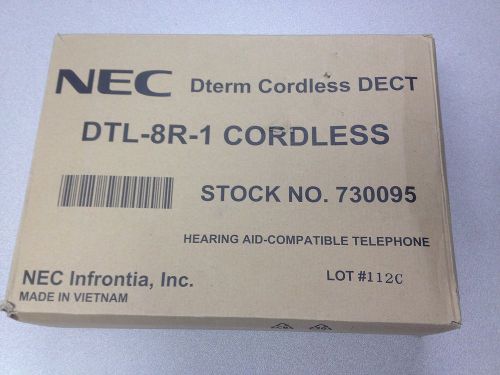NEC DTL-8R-1 Dterm Cordless DECT Hearing Aid Compatible Telephone#730095
