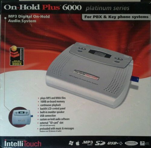 On-Hold Plus 6000 PHONE SYSTEM Music-On-Hold Unit (OHP6000MOH)