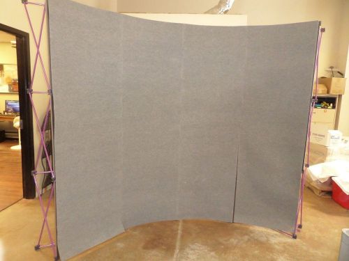 10&#039; pop up trade show display booth w/ case black for sale