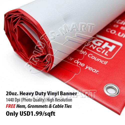 20oz. heavy duty vinyl banner custom banner outdoor signage vinyl sign printing for sale
