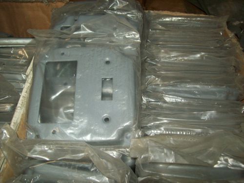 (LOTS OF 5)NEW*** 4&#034; Square Garvin  GFI/Switch Box Cover