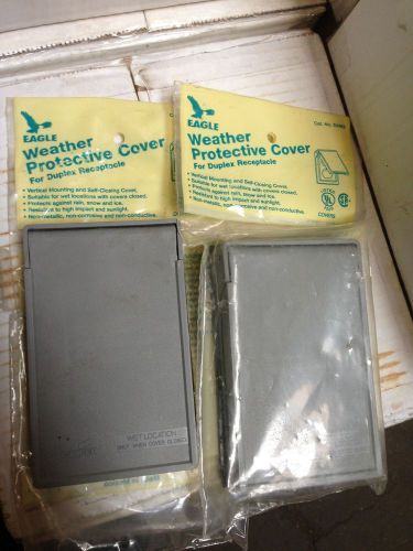 (1 pc) cooper eagle duplex 1 gang receptacle weatherproof outdoor s2962 vertical for sale