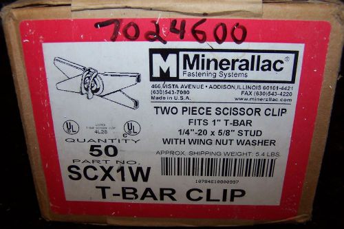 Minerallac SCX1W T-Bar Clip