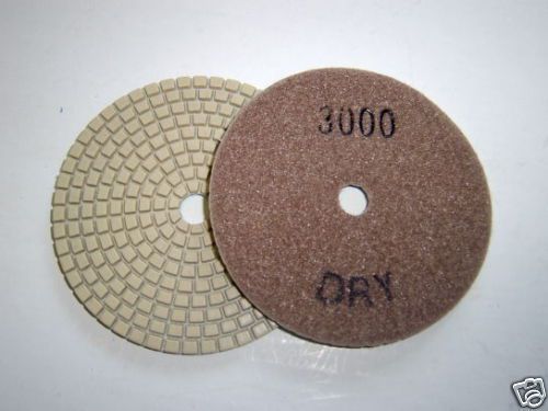 4&#034; Premium  Dry Concrete Diamond Polishing Pad, 3000#
