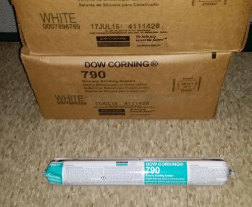Dow corning 790 white silicone building sealant - sausage 7/17/15 (16pc case) for sale