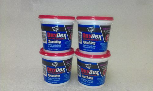 New dap dry dex spackling 12344  interior / exterior use case of 4 for sale