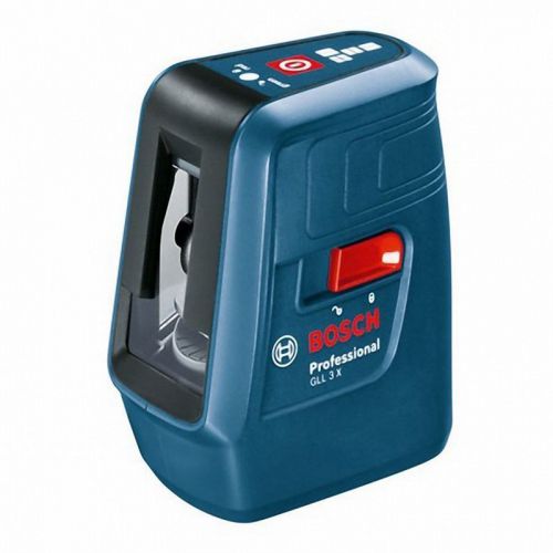 Bosch gll 3x professiona self leveling laser 3 lines cross line   vertical line for sale
