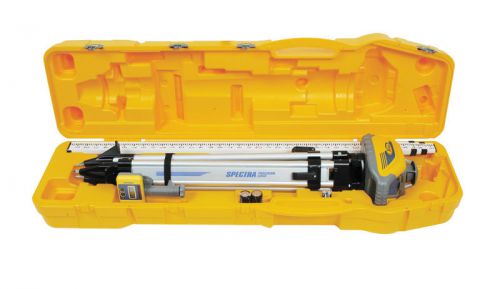 New spectra precision ll100n-3 laser level kit in a case - metric scale for sale