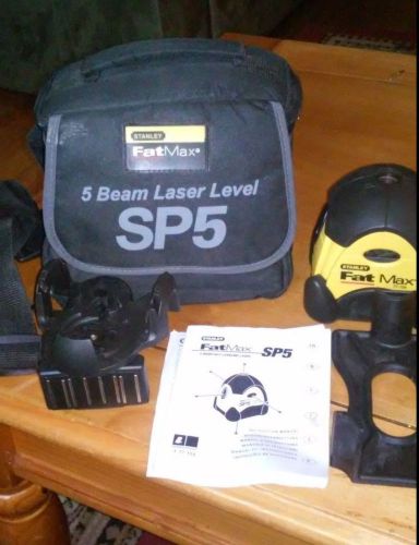 Stanley 77-154 sp5 fatmax five beam laser level kit for sale