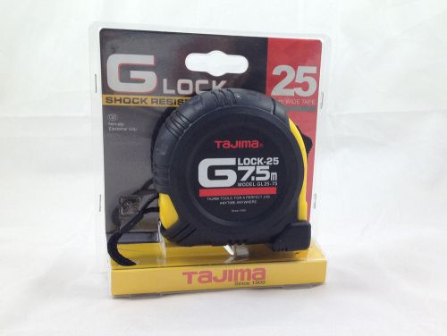 NEW Stainless steel Tape Measure with Shock Absorber GOA TU MAG 7.5m (Tajima)