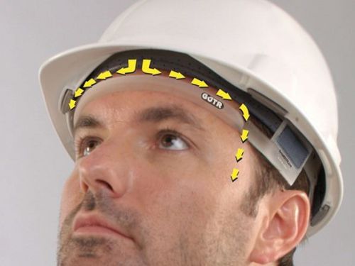 Gutr quality sweat diverting hard hat accessory - brand new - retail = $15! for sale