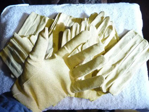 NEW 9 PAIR NITRLE DIPPED ladies large garden gloves