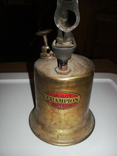 old antique Champion blowtorch