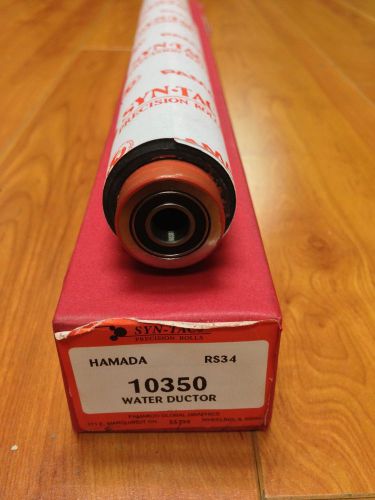 Hamada RS VS34 Syn-Tac 10350 Water Ductor Precision Roll roller printing press