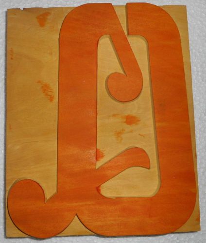 Letterpress Letter &#034;Q&#034; Wood Type Printers Block Typography Collection.B904