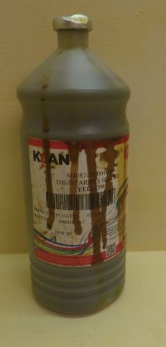 Kiian digital digistar pes hd one yellow sublimation transfer ink 1000 ml 1 l for sale