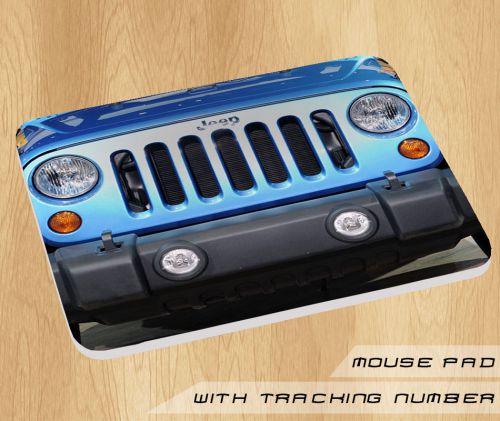 Jeep Wrangler Bumper Car Logo Mousepad Mouse Pad Mats Game FREE SHIPPING